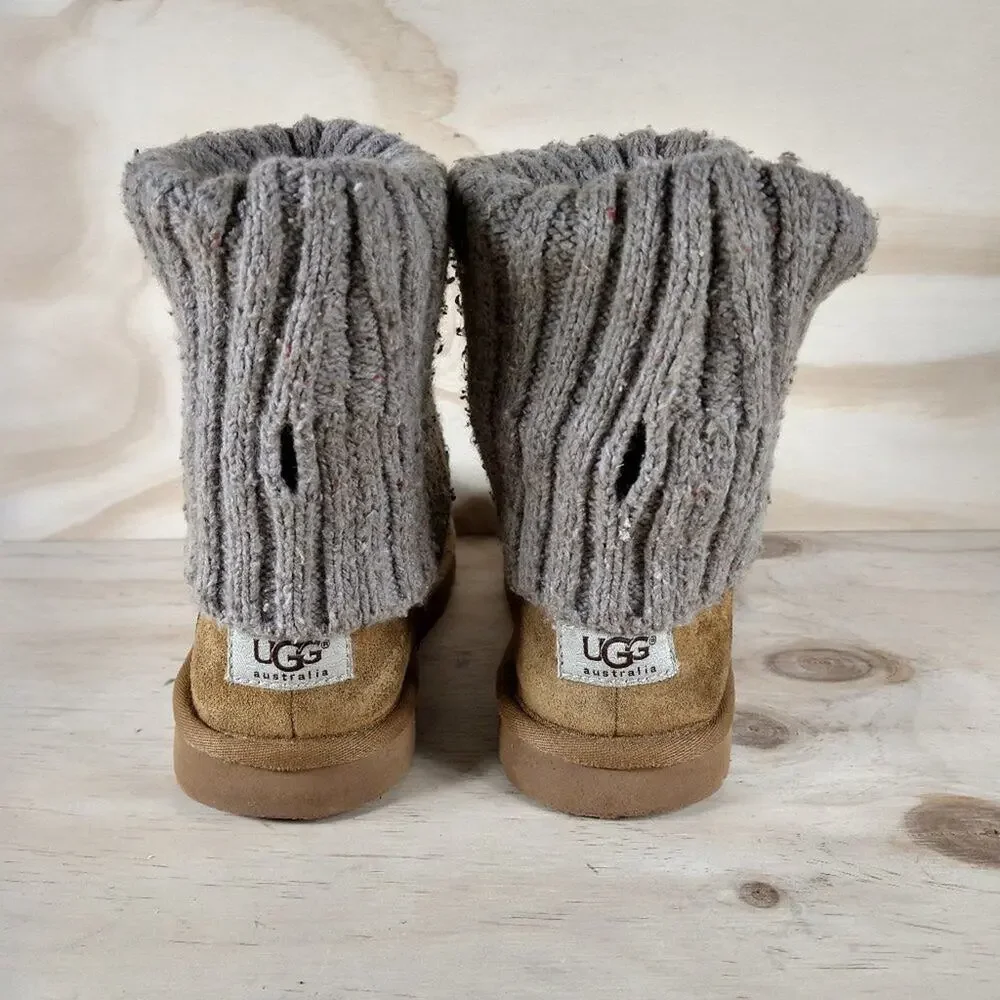 UGG Australia - ''Cambridge'' - Boots - Brown/Gray - Women's - 7 - S/N 1003175